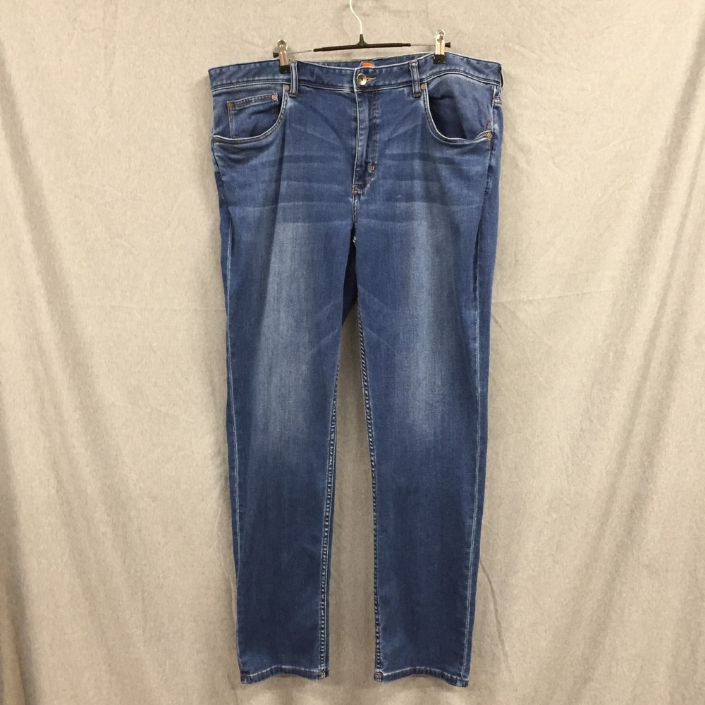 Tommy Bahama Island Crafted Mens Blue Denim Jeans 40x34 Medium Wash Straight Leg